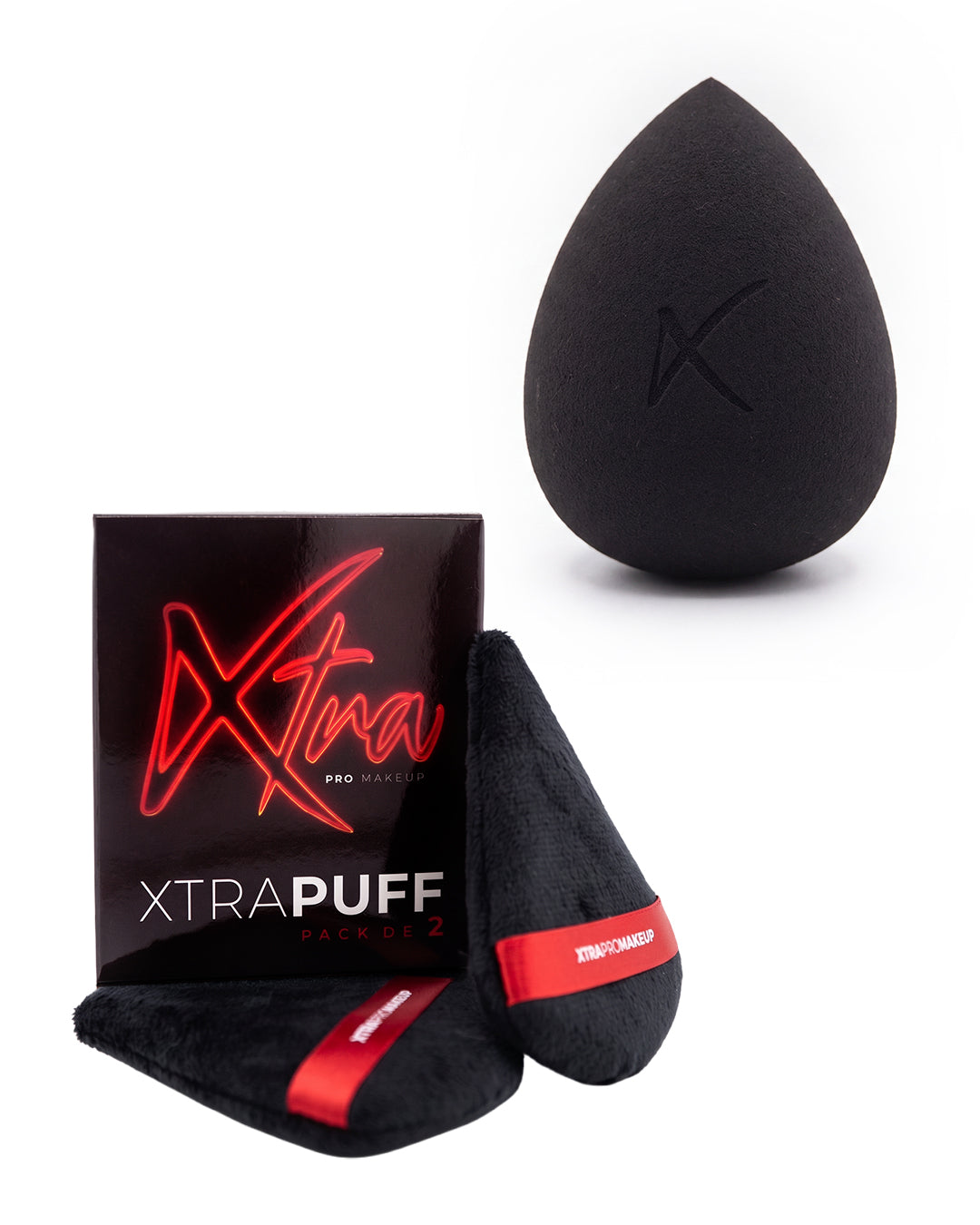Kit 2 Puff + Esponja Spunk