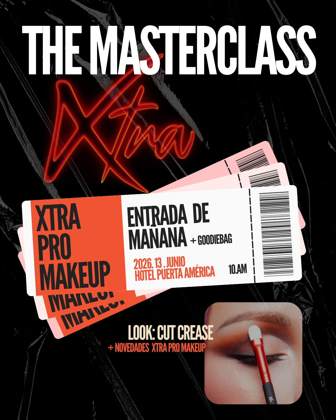 MASTERCLASS MADRID: CUT CREASE + AHUMADO INTENSO