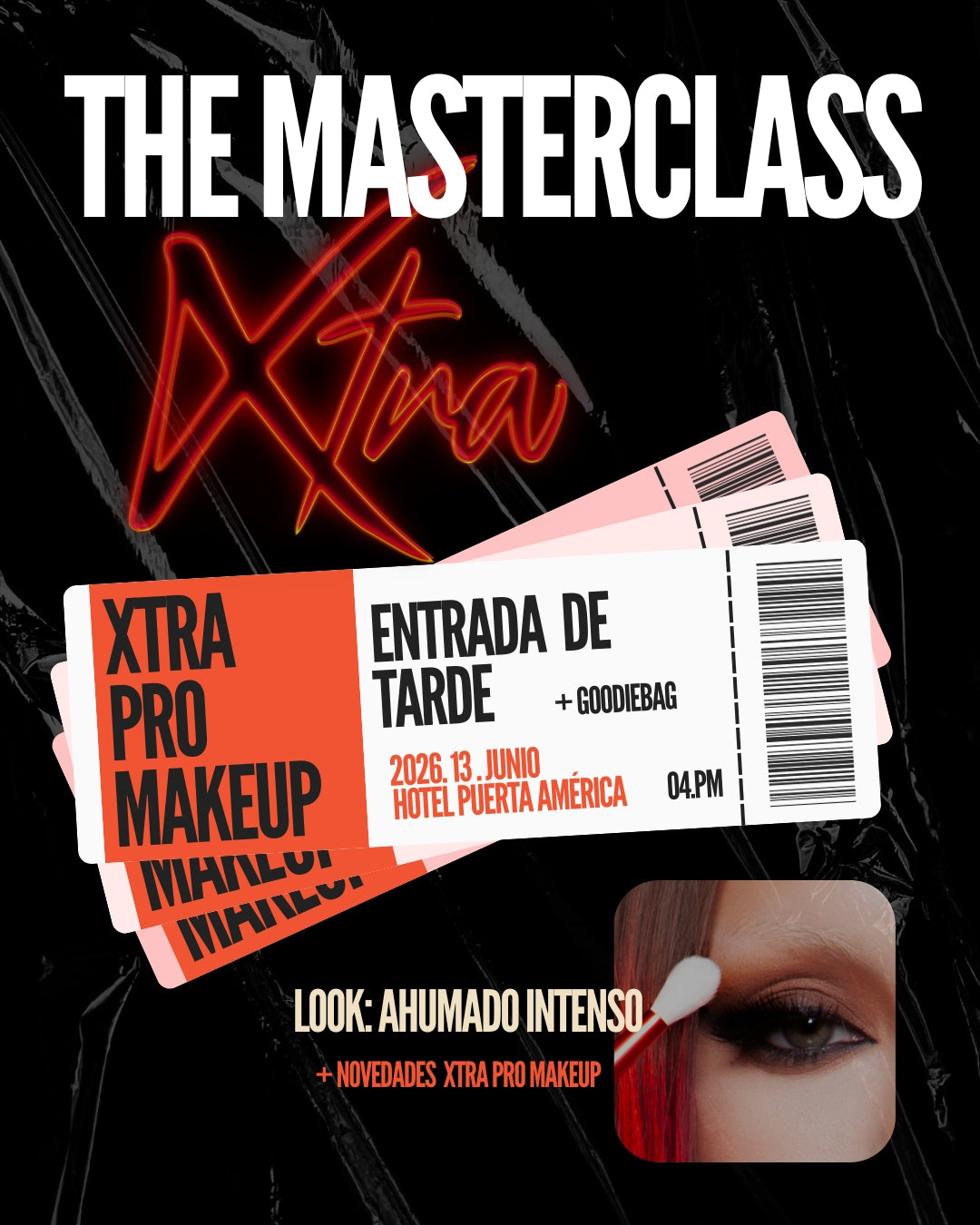 MASTERCLASS MADRID: CUT CREASE + AHUMADO INTENSO